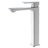 Ikon Seto High Rise Basin Mixer White and Chrome